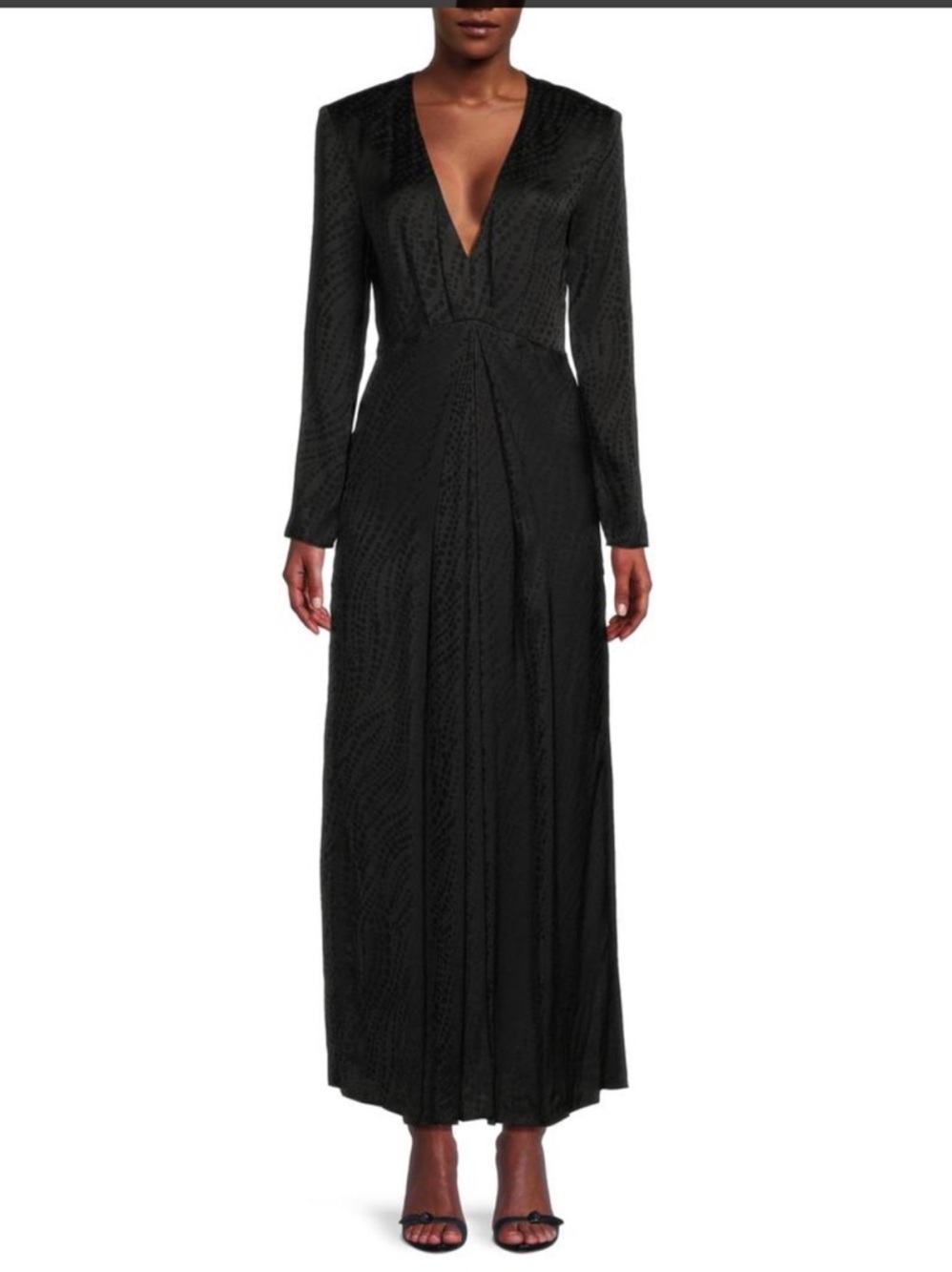 Nwt The Kooples
Dot Jacquard Empire Waist Maxi Dress $480 L formal spring